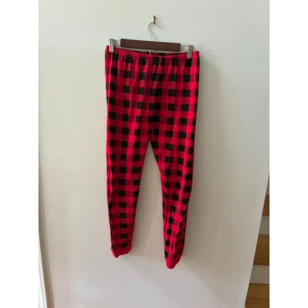 Moose Christmas Pajama Set Kids Size 16 Worn Once 2-Piece Holiday Sleepwear